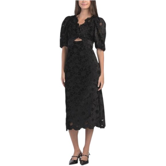 SANDRO Velvet Maxi Dress - Picture 1 of 2